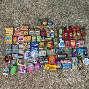 71 Mini Brands( No longer am collecting them).